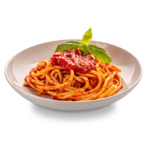 Tallarines con salsa